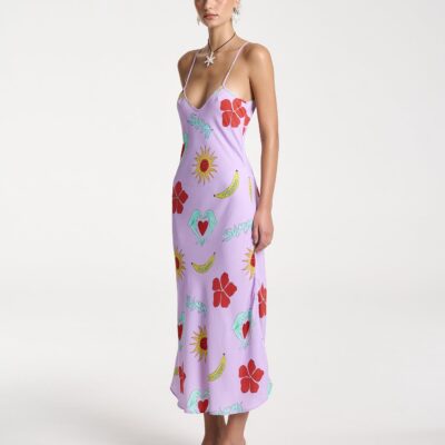 Summi Summi SIREN MIDI - LILAC TROPPO — XS - Image 2