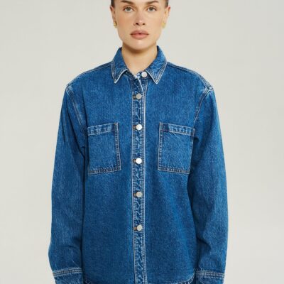 Summi Summi SHACKET - BLEU DENIM — XS - Image 1