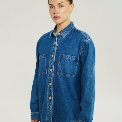 Summi Summi SHACKET - BLEU DENIM — XS - Image 2
