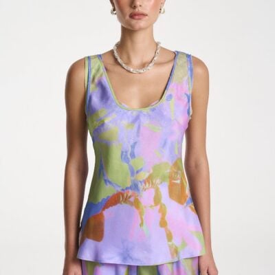 Summi Summi SCOOP NECK CAMI - BANANAS — XS - Image 1