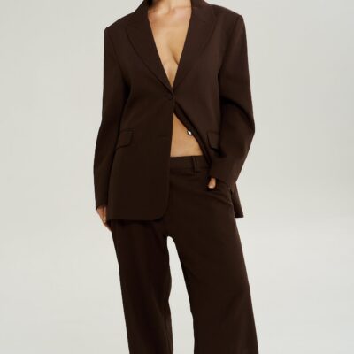 Summi Summi OS BLAZER - CHOCOLAT — XS - Image 2