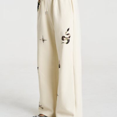 Summi Summi MOTIF TRACKPANT - VANILLA — XS - Image 2