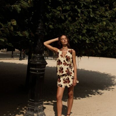 Summi Summi MINNIE SHORT - BUTTER FLEUR — XS - Image 1