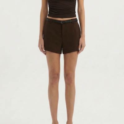 Summi Summi MINI SUIT SHORT - CHOCOLAT — XS - Image 1
