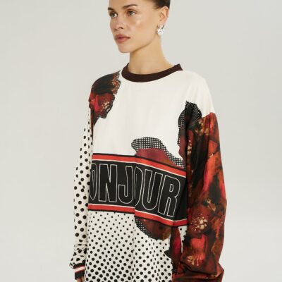 Summi Summi LS RACER TEE - CHOCOLAT CHOUX — XS - Image 2