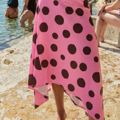 Summi Summi FRENCHIE MIDI SKIRT - BIG DOTTY — XS - Image 1