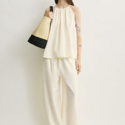 Toteme Parachute halter top off-white - Image 1