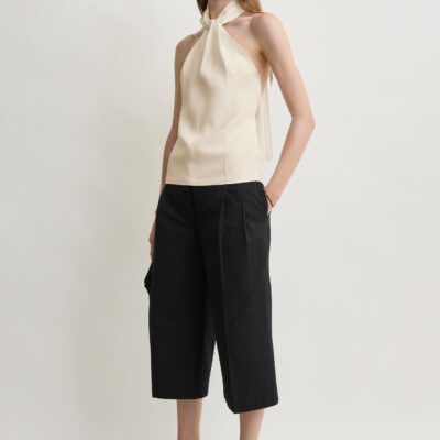 Toteme Twist halter top ecru - Image 1