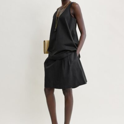 Toteme Scoop poplin tank black - Image 2