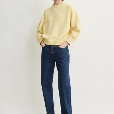 Toteme Oversized crew knit buttercup — XXS - Image 1
