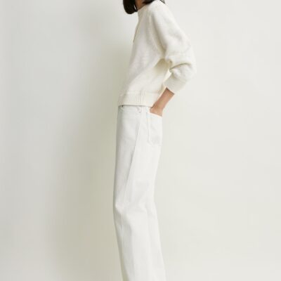 Toteme Oversized crew knit macadamia — XXS - Image 2