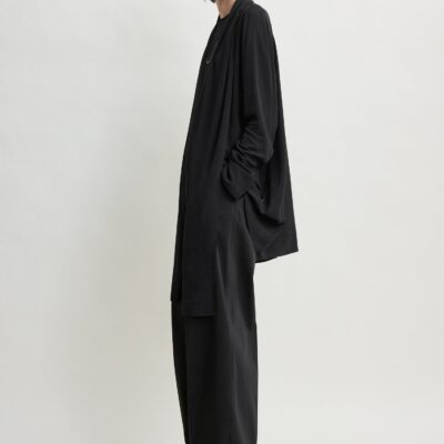 Toteme Draped scarf blouse black - Image 2