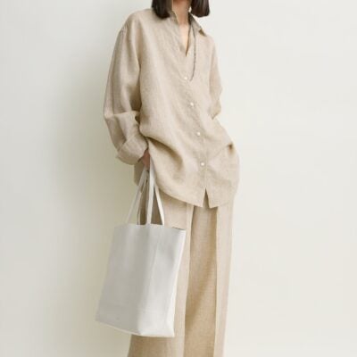 Toteme Oversized summer shirt natural - Image 1