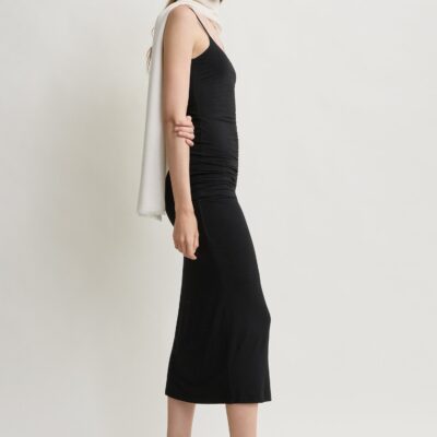Toteme Draped slip dress black — XXS - Image 2