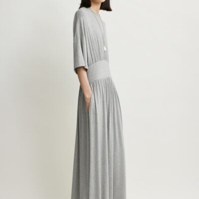 Toteme Jersey tee dress pale grey mélange — XXS - Image 2
