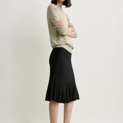 Toteme Fluted knit skirt black — XXS - Image 2