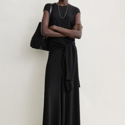 Toteme Flared jersey skirt black petite — XXS(S) - Image 1