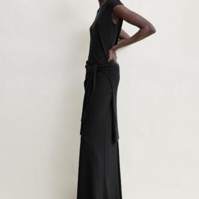 Toteme Flared jersey skirt black petite — XXS(S) - Image 2
