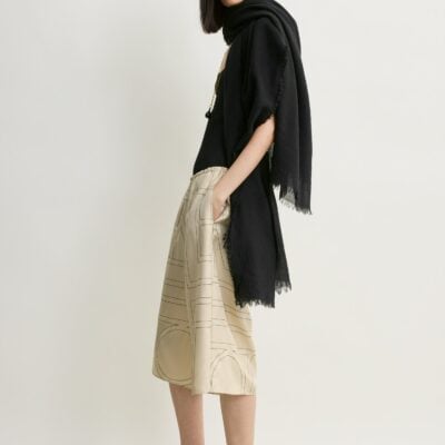Toteme Monogram silk pj culottes ivory - Image 2