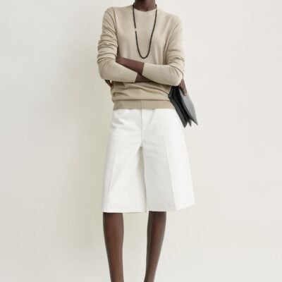 Toteme Denim board shorts white - Image 1