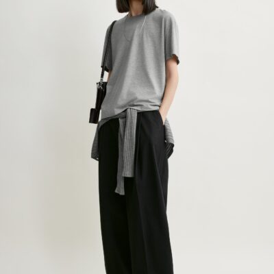 Toteme Classic tee mid grey melange petite — XXS(S) - Image 1