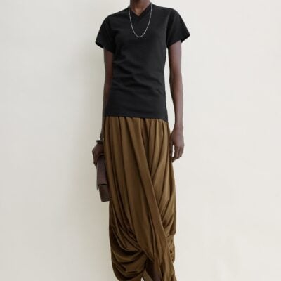 Toteme Cocoon skirt walnut petite — 30S - Image 1