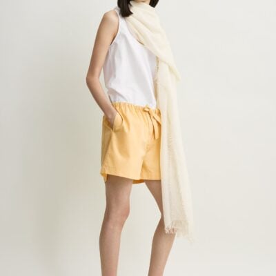 Toteme Cotton summer shorts daffodill - Image 1