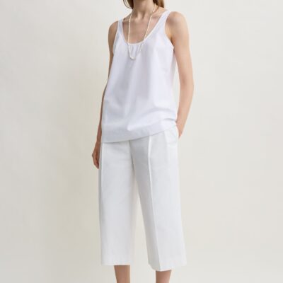 Toteme Cropped trousers white petite — 30S - Image 1