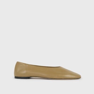 Toteme Slip nappa ballerinas desert - Image 1