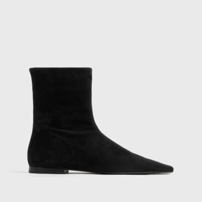 Toteme Zipped suede chelsea boots black — 35 - Image 1