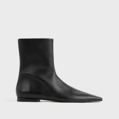 Toteme Zipped leather chelsea boots black — 35 - Image 1