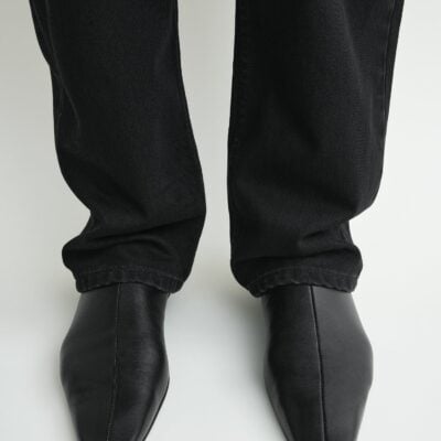 Toteme Zipped leather chelsea boots black — 35 - Image 2