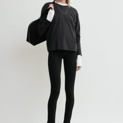 Toteme Zip leggings black — XXS - Image 1