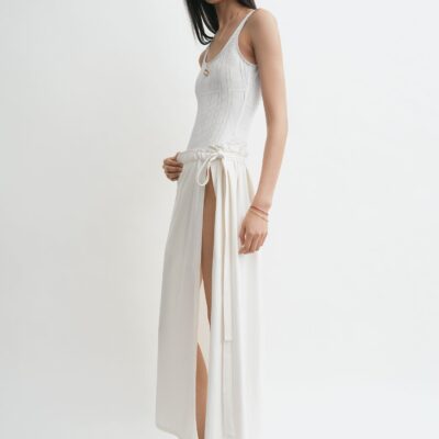 Toteme Wrap skirt off-white — XXS - Image 2