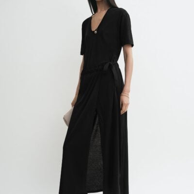 Toteme Wrap skirt black — XXS - Image 1
