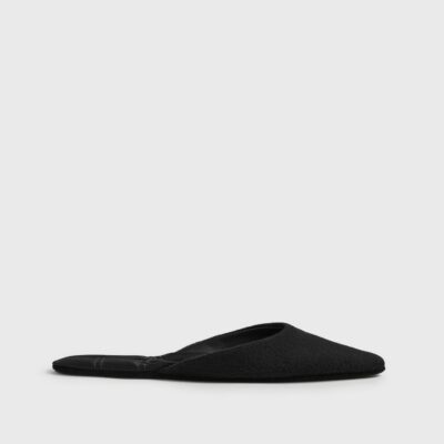 Toteme Wool-cashmere lounge slippers black — 35 - Image 1