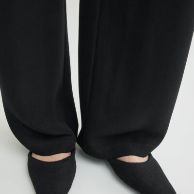 Toteme Wool-cashmere lounge slippers black — 35 - Image 2
