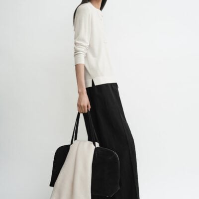 Toteme Wool silk knit off-white — XXS - Image 2