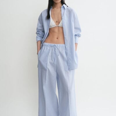 Toteme Wide summer trousers sky — 30 - Image 1