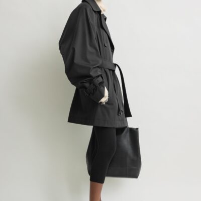 Toteme Washed cotton trench washed black — 30 - Image 2