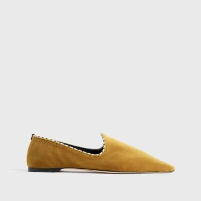 Toteme Velvet venetian slippers saffron — 35 - Image 1