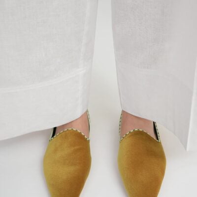 Toteme Velvet venetian slippers saffron — 35 - Image 2