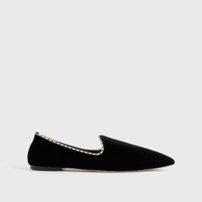 Toteme Velvet venetian slippers black — 35 - Image 1