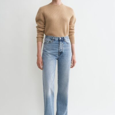 Toteme Twisted seam denim full length worn blue — 23/28 - Image 1