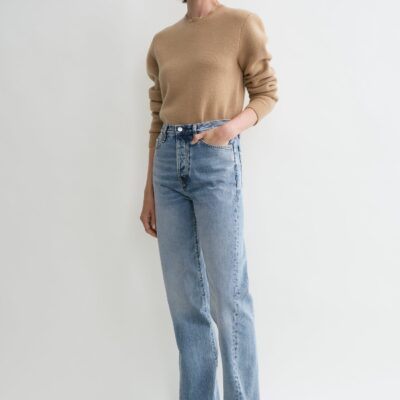 Toteme Twisted seam denim full length worn blue — 23/28 - Image 2