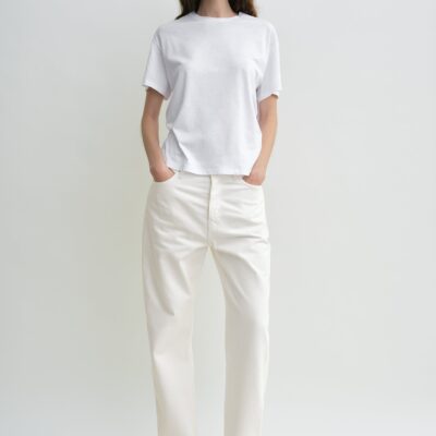 Toteme Twisted seam denim full length off-white — 23/28 - Image 1