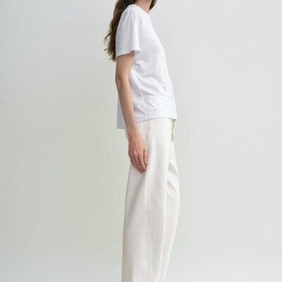 Toteme Twisted seam denim full length off-white — 23/28 - Image 2