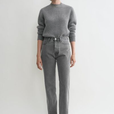 Toteme Twisted seam denim full length mid grey — 23/28 - Image 1