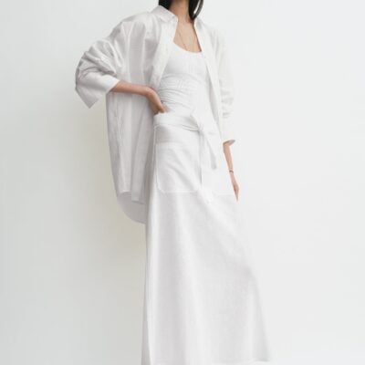 Toteme Tie-waist skirt white — 30 - Image 1