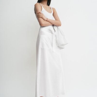 Toteme Tie-waist skirt white — 30 - Image 2